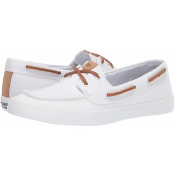 Sperry Shoes - Sperry sailor boat nubuck sneaker Bermuda white ⚓️